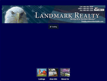 Tablet Screenshot of landmarkrealtymo.com